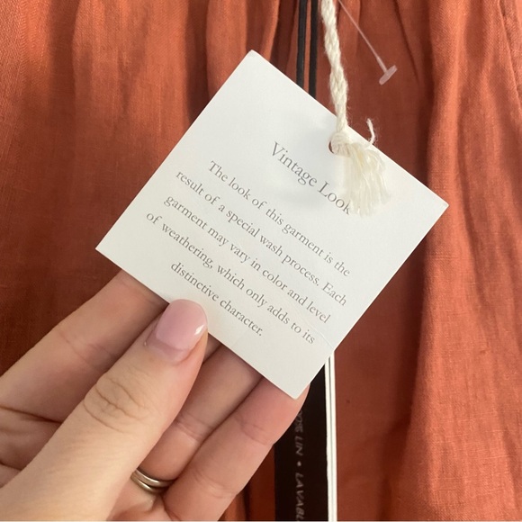 Nicole Miller 100% linemen Terracotta Sleeveless Tank Top - Picture 4 of 5